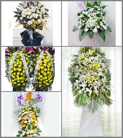 广东潮州市潮安区归湖镇明潭村白事花篮预定